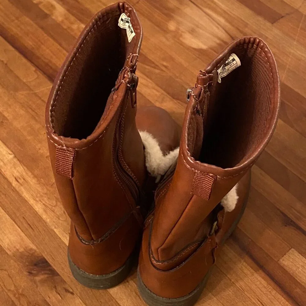 Carter's Riding Style Brown Boots Girls Youth Size 11